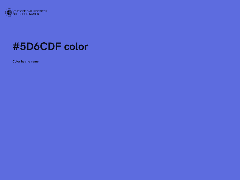 #5D6CDF color image