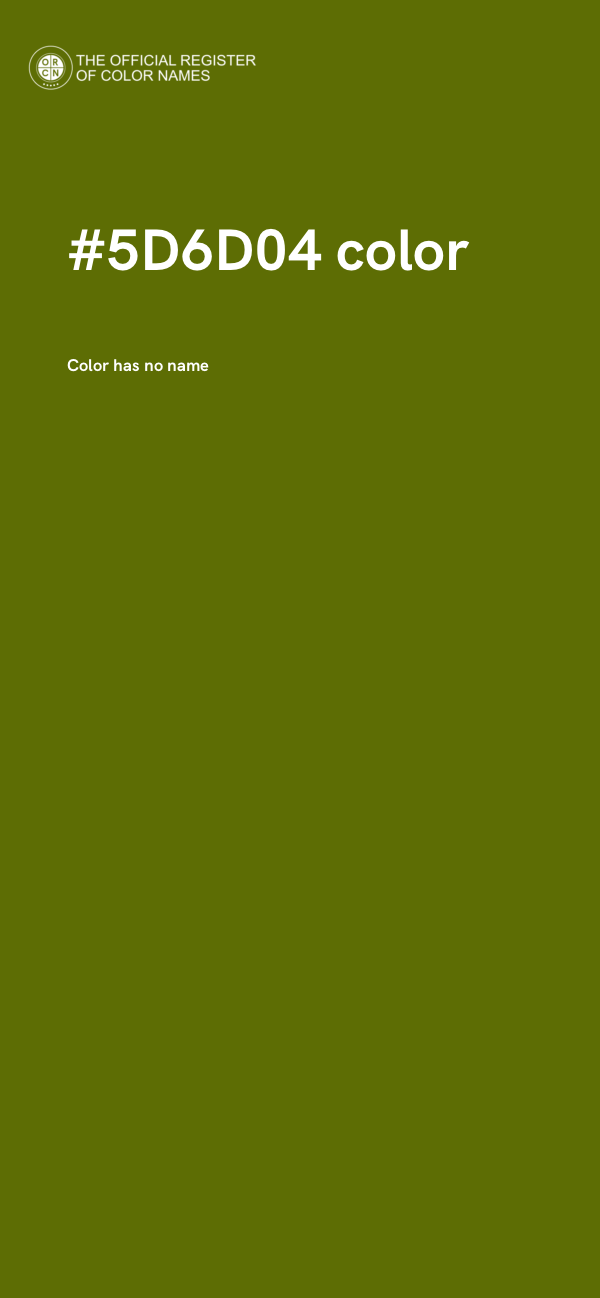 #5D6D04 color image