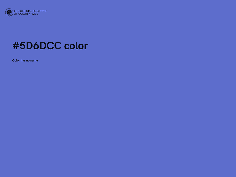 #5D6DCC color image