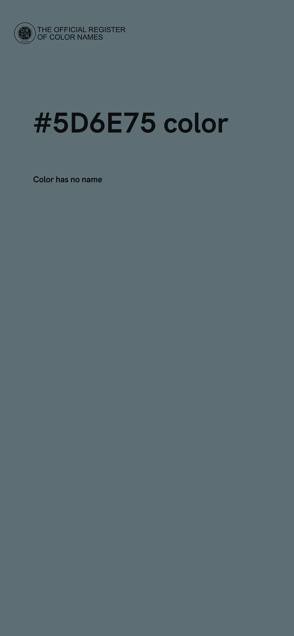 #5D6E75 color image