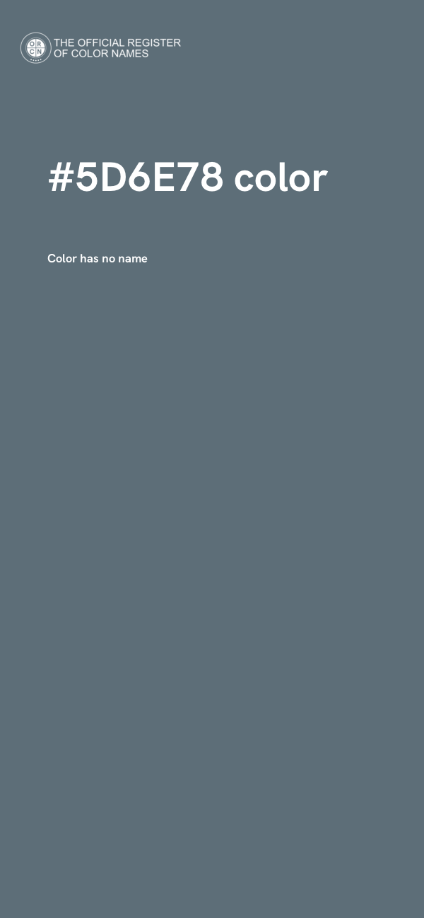 #5D6E78 color image