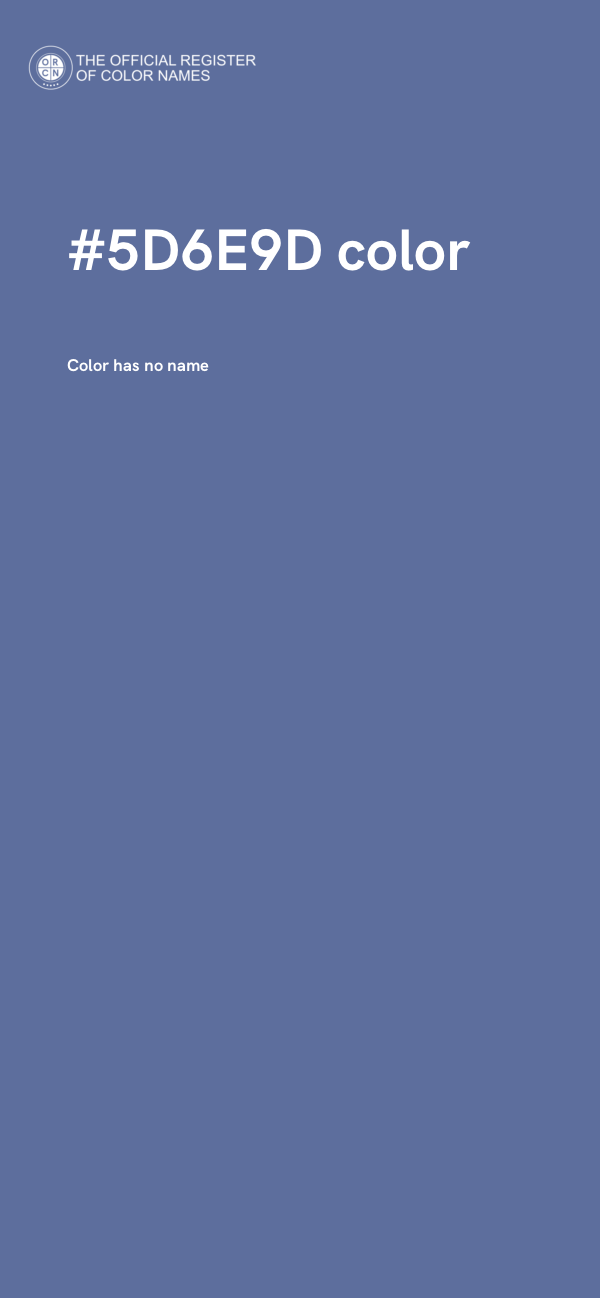#5D6E9D color image