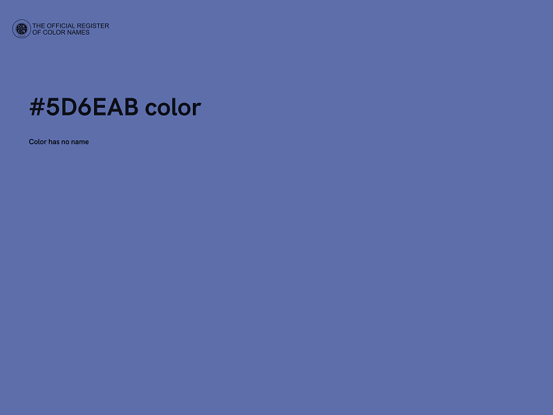 #5D6EAB color image