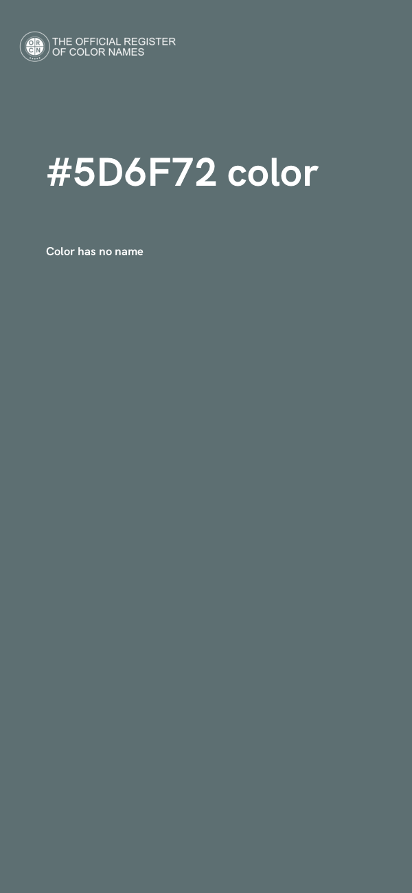 #5D6F72 color image