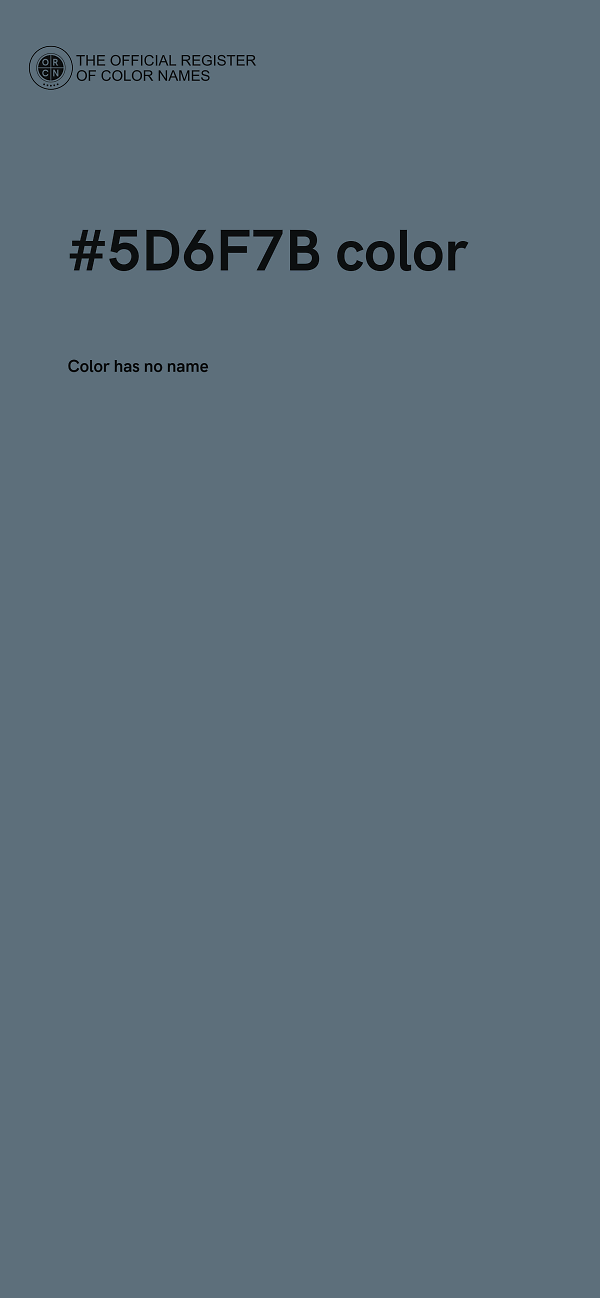 #5D6F7B color image