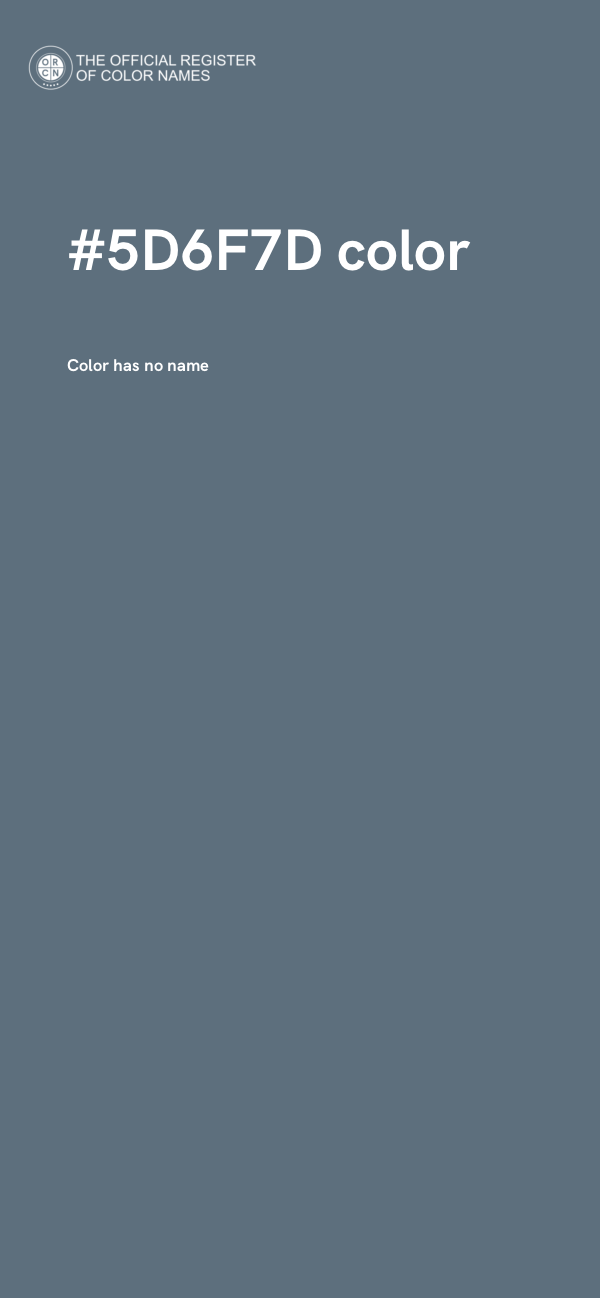 #5D6F7D color image