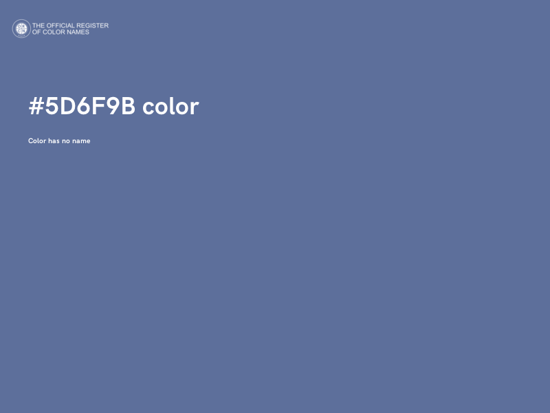 #5D6F9B color image