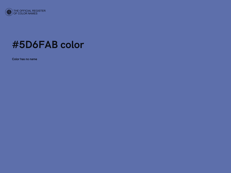 #5D6FAB color image