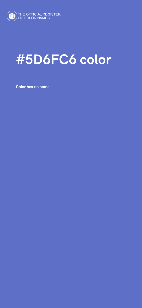 #5D6FC6 color image