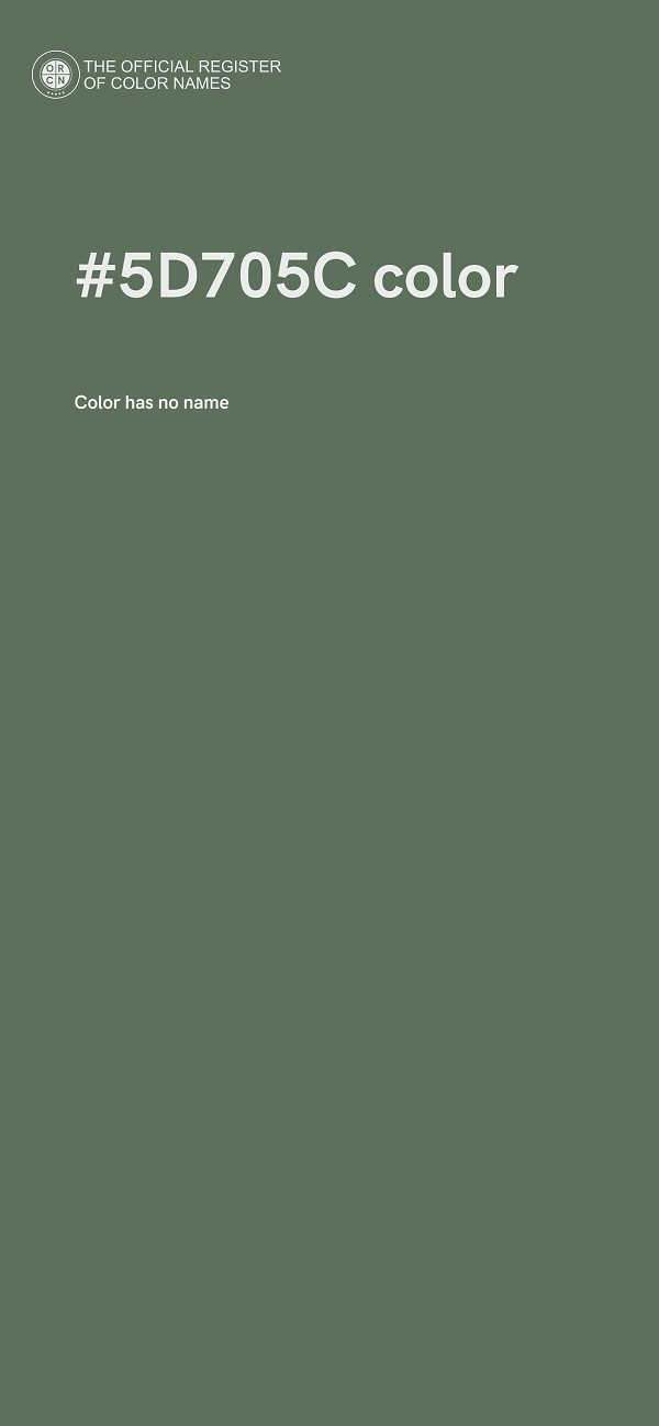 #5D705C color image