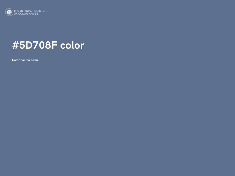 #5D708F color image