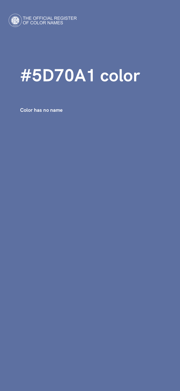 #5D70A1 color image