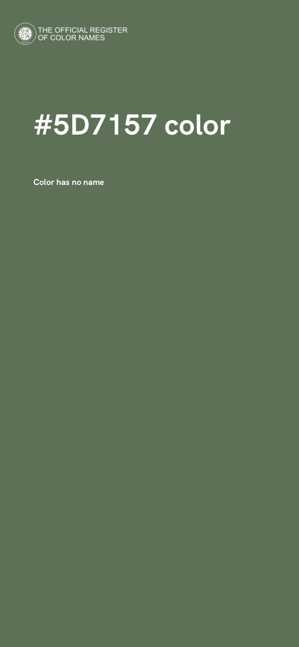 #5D7157 color image
