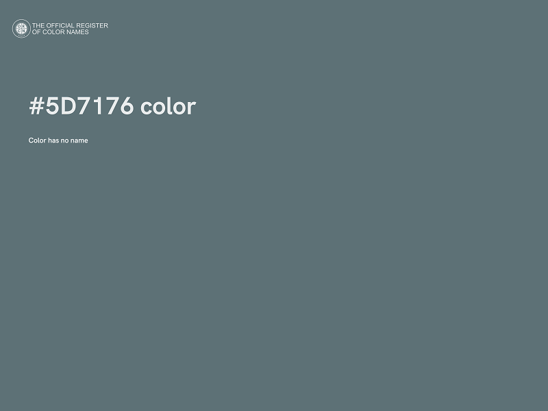 #5D7176 color image