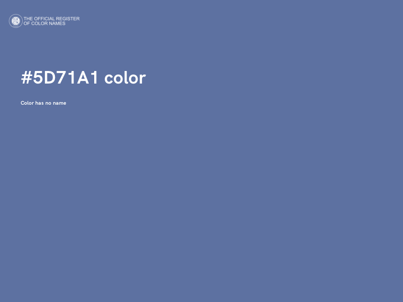 #5D71A1 color image