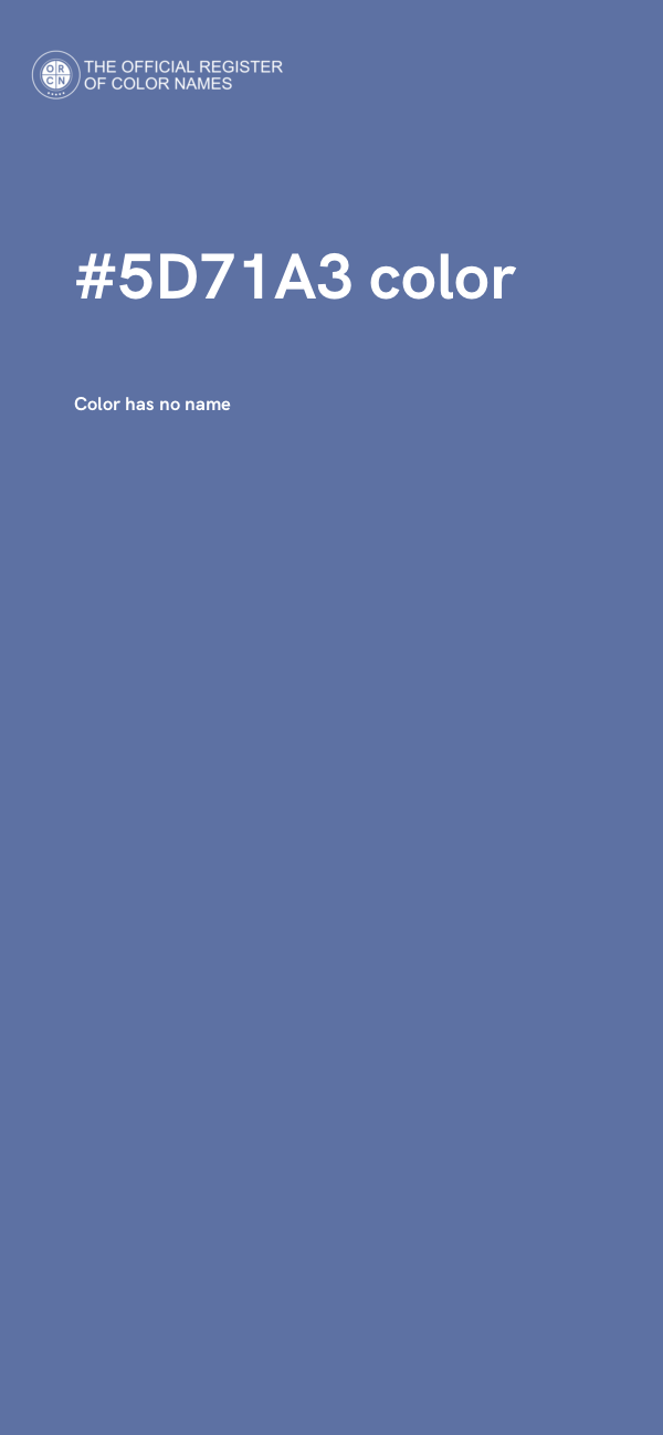 #5D71A3 color image