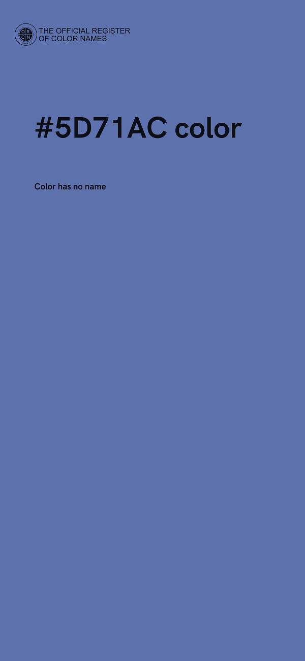 #5D71AC color image