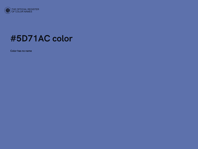 #5D71AC color image