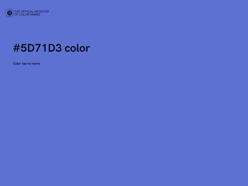 #5D71D3 color image