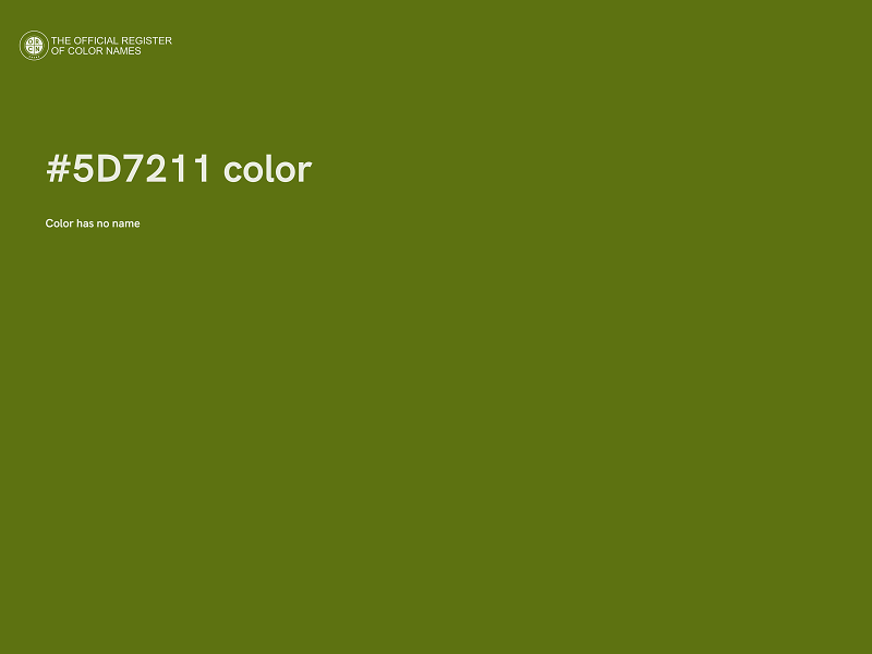 #5D7211 color image