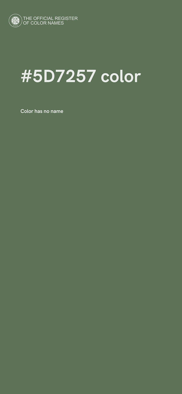 #5D7257 color image