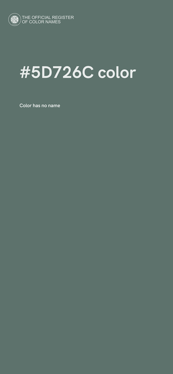 #5D726C color image
