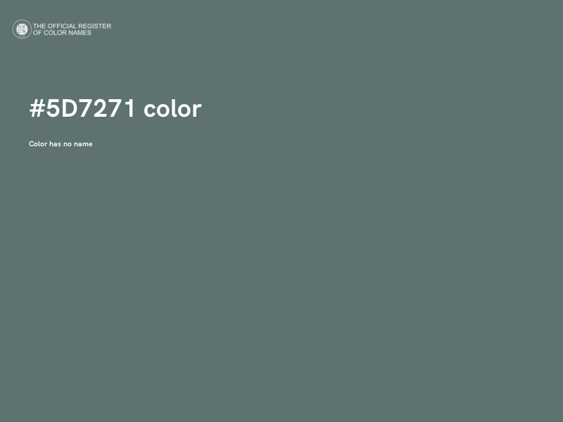 #5D7271 color image