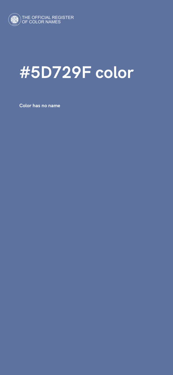 #5D729F color image