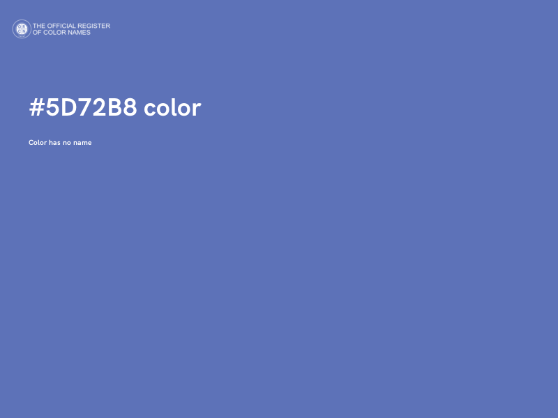 #5D72B8 color image