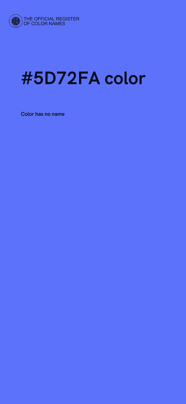 #5D72FA color image