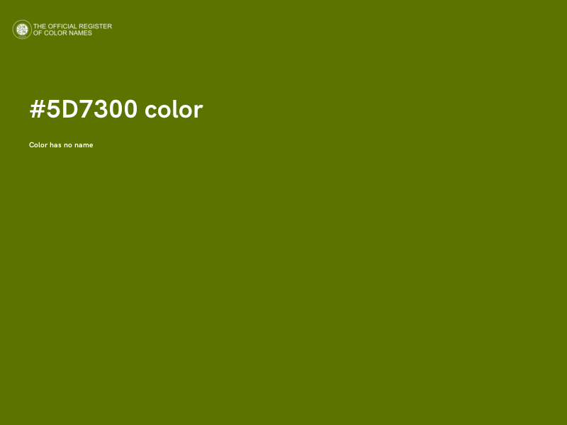 #5D7300 color image