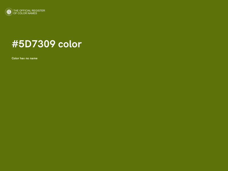 #5D7309 color image