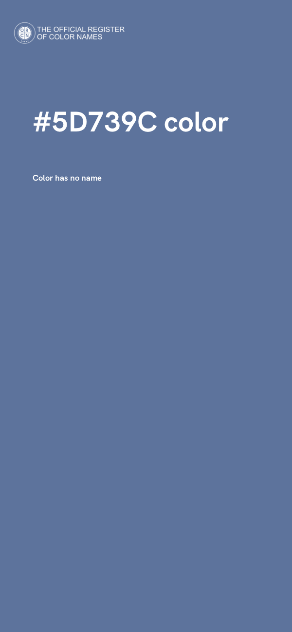 #5D739C color image