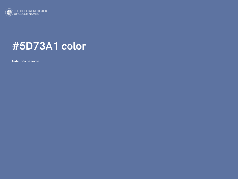 #5D73A1 color image