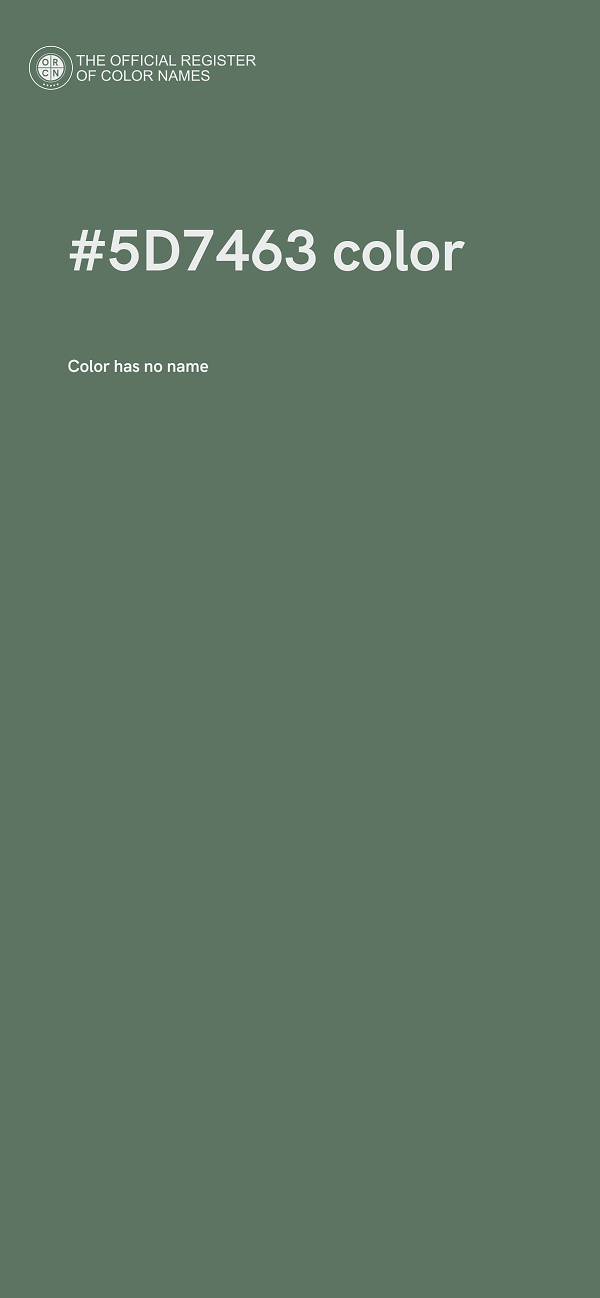 #5D7463 color image