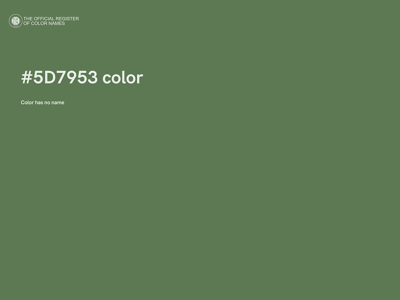 #5D7953 color image