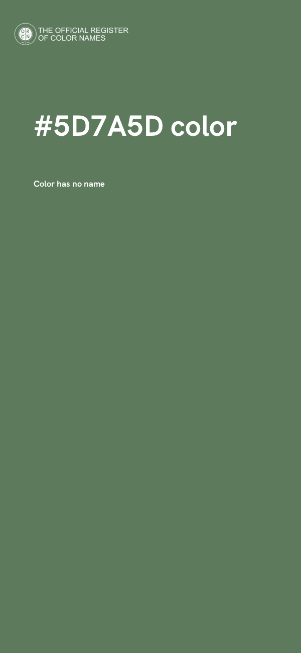#5D7A5D color image