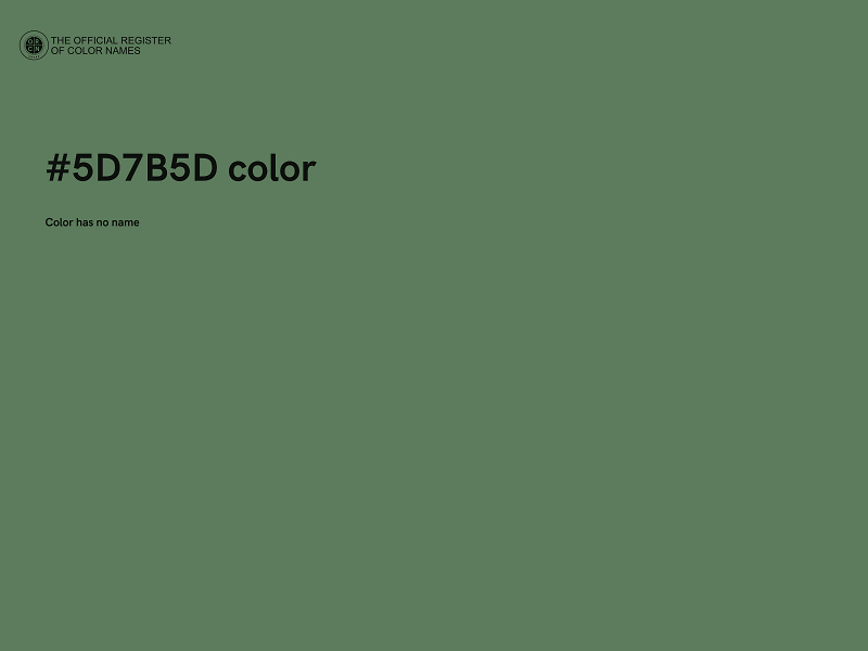 #5D7B5D color image