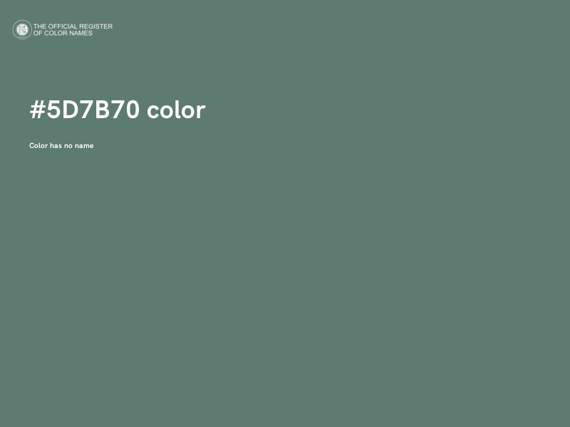 #5D7B70 color image