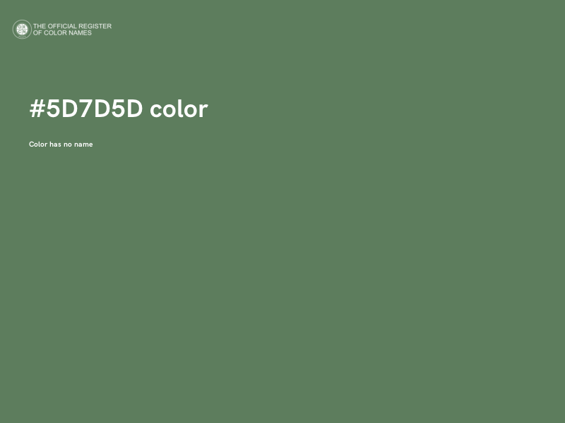 #5D7D5D color image