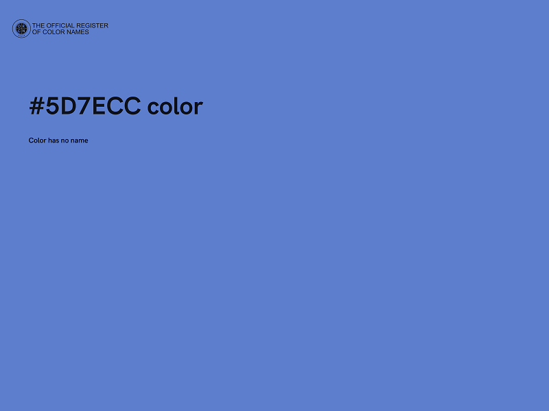 #5D7ECC color image