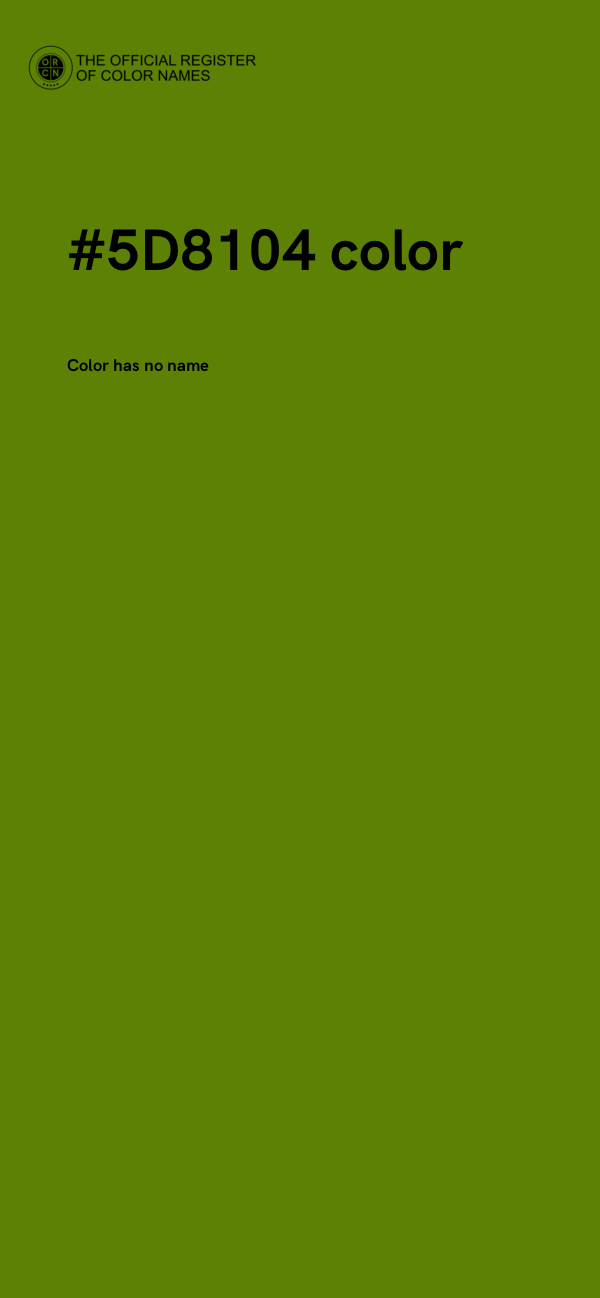 #5D8104 color image