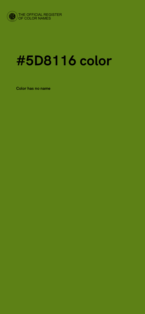#5D8116 color image