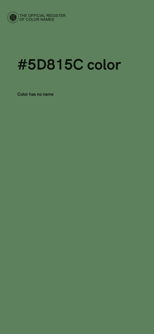 #5D815C color image