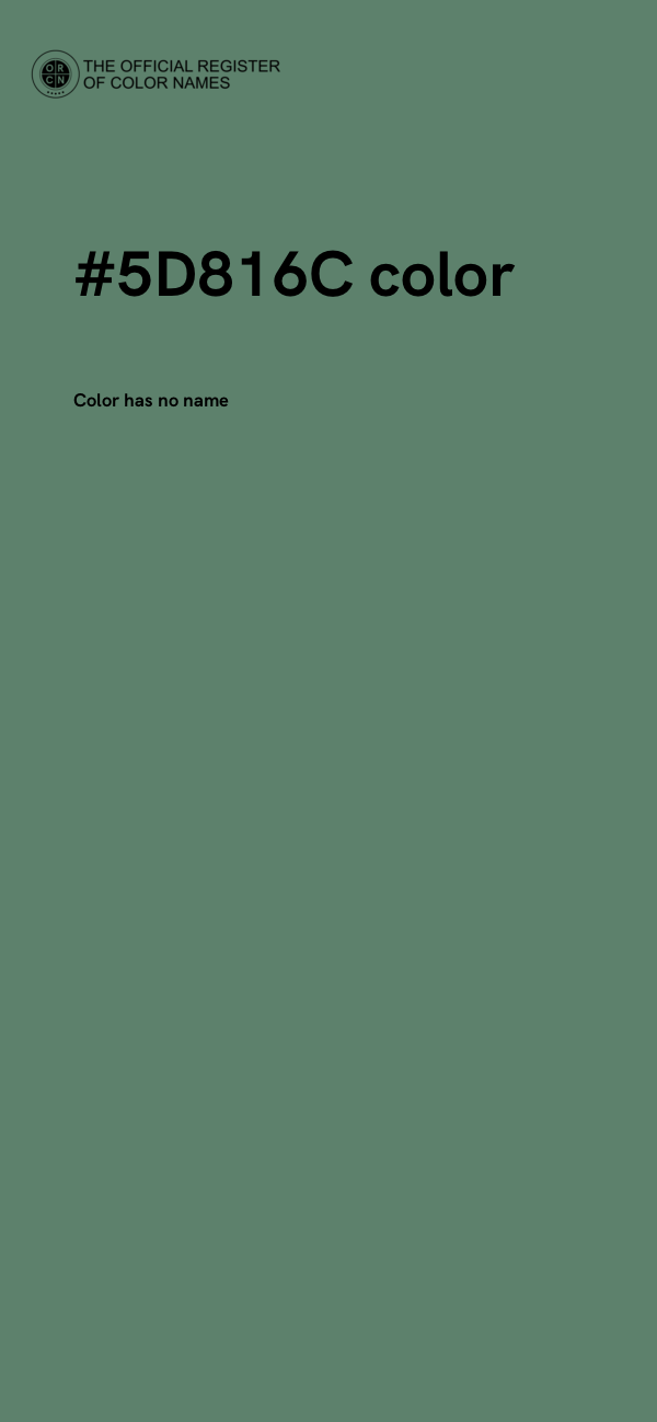 #5D816C color image