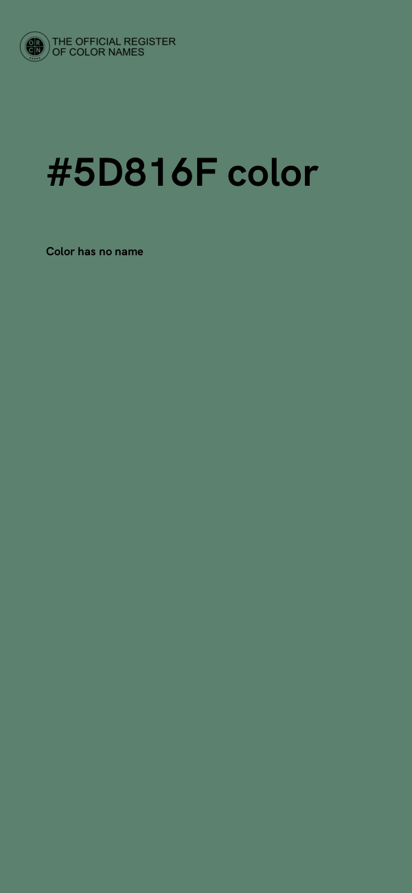 #5D816F color image