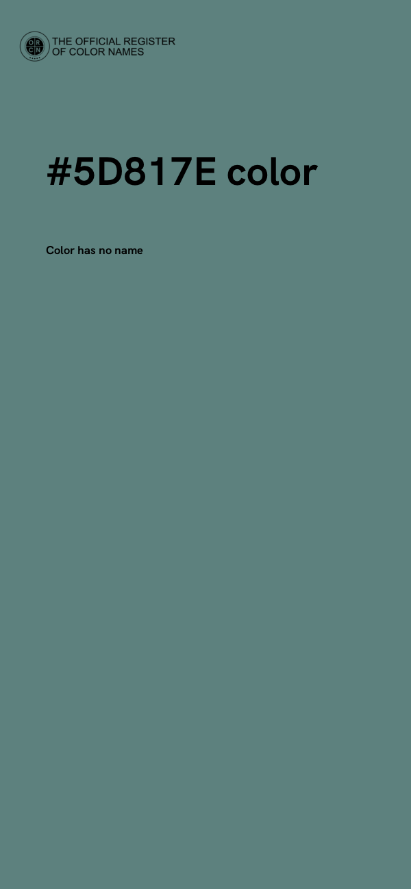 #5D817E color image