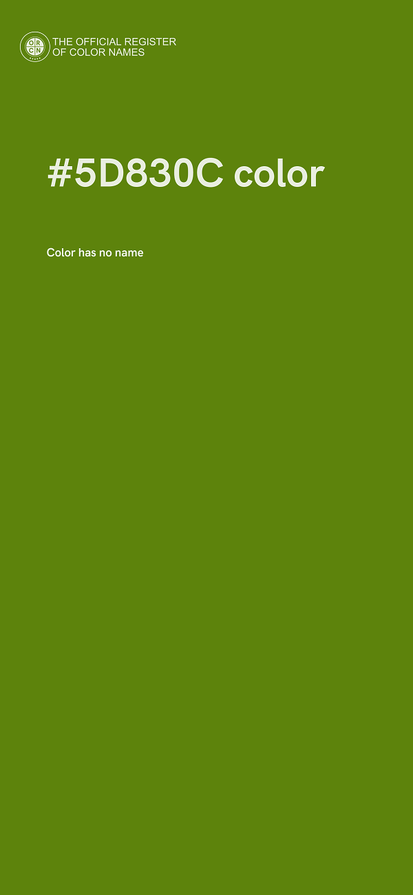 #5D830C color image