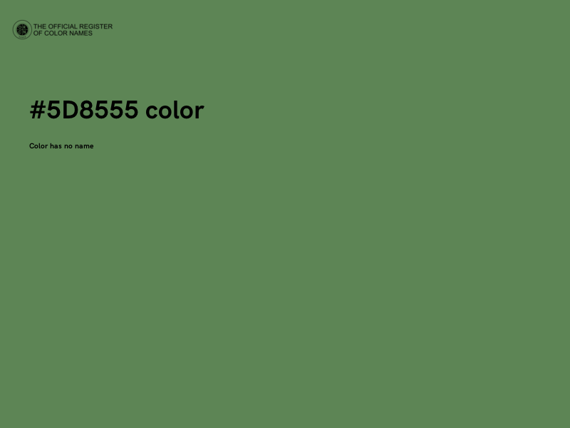 #5D8555 color image