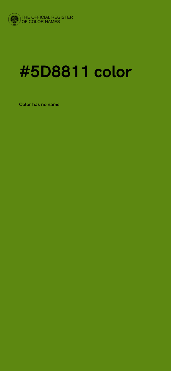 #5D8811 color image